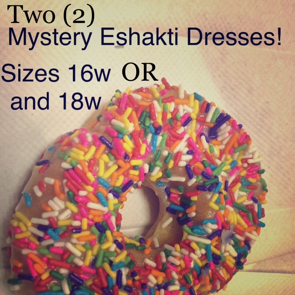 Two Eshakti Dresses 16w 18w NEW Mystery Pick